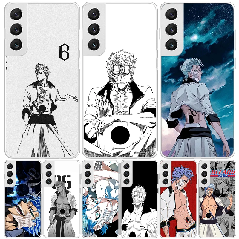 Bleach Grimmjow Phone Case For Samsung Galaxy S24 S23 S22 S21 FE S20 Ultra S10 Plus S10E S9 S8 + Art Customized Coque Capa