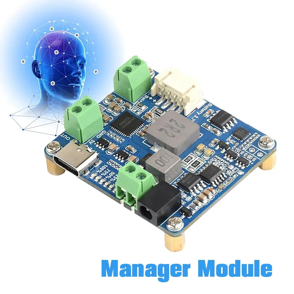 Modulo di gestione dell\'energia solare D per pannello solare 6 ~ 24V per Arduino Jetson/Raspberry Pi per la ricarica della batteria al litio con