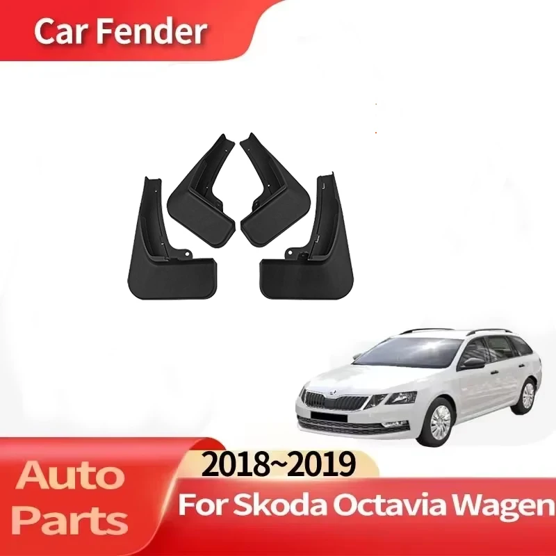 

Auto Accessories For Skoda Octavia Wagen 2018~2019 Car Fender Front Rear Wheel Splash Guard Accessories Mudguard Skin Car Tools