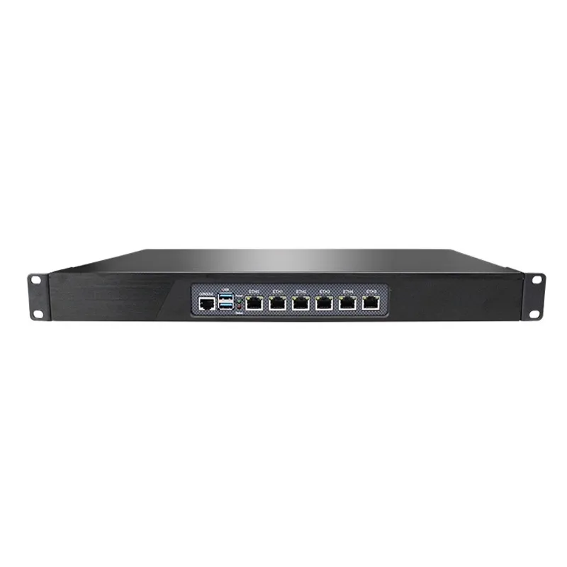 Soft routing J4125 quad-core 6 network port 1U rack-mounted industrial computer firewall N5105 server 11th generation
