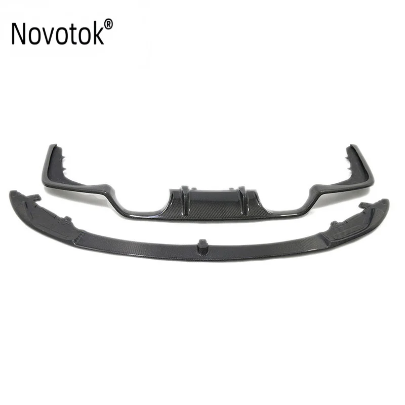 2014-2018 Hot selling real carbon fiber front lip rear diffuser two-piece set suitable for BMW m3 M4 F80 F82