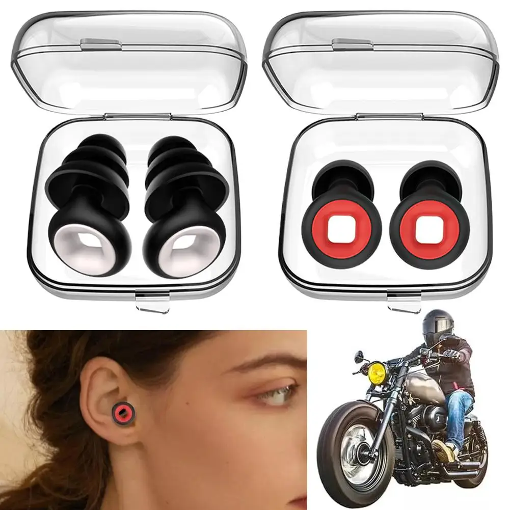 Motorcycle Immersive Dual Ring Pickup Sleep Earplugs With Sound Insulation And Noise Reduction Industrial Protective Earplugs