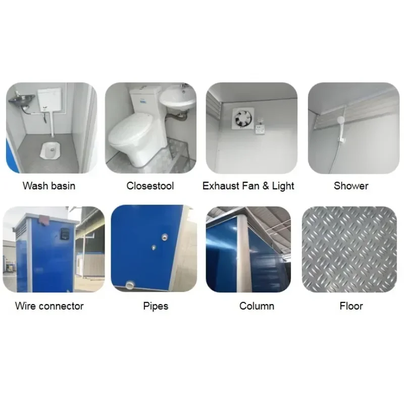 Xindian Purchase Portable Hire Movable Public Toilet Promotion Mobile Toilet Price Modular Street Toilet Outdoor Container China
