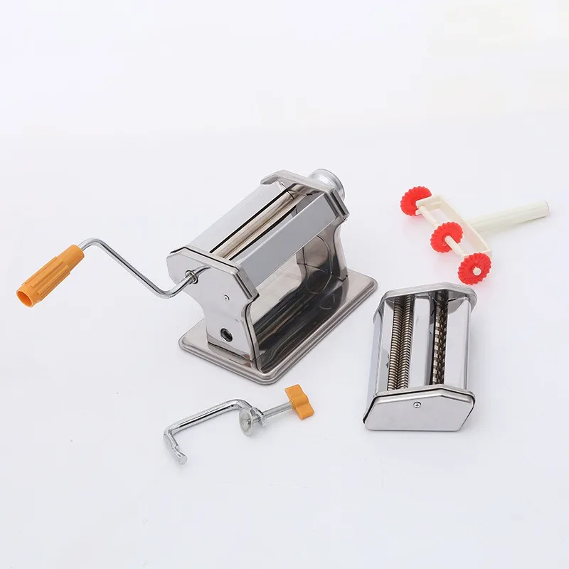 Manual Noodle Machine Split Two-knife Noodle Machine Household Dough Press Kitchen Noodle Rolling Machine Noodle Cutter