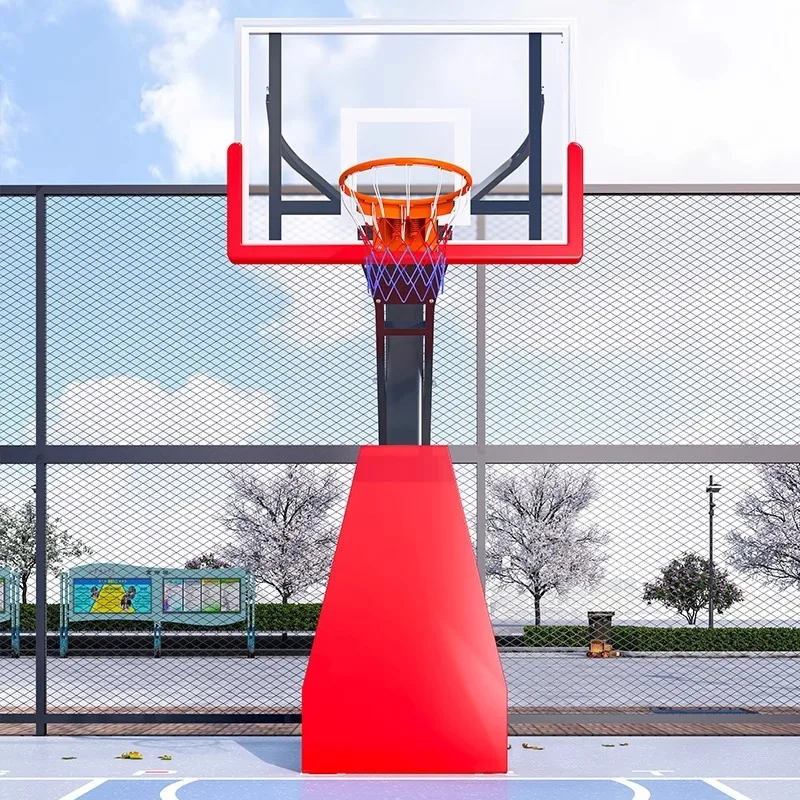 

Mobile lifting basketball hoop adult home indoor basketball hoop outdoor outdoor backing basketball hoop