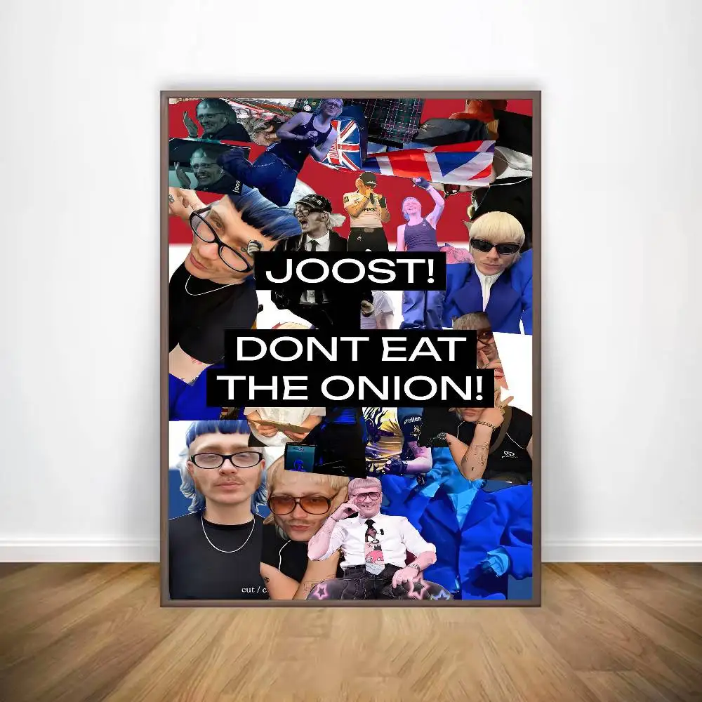 Joost Klein Rapper Singer Fryslan P Poster Gallery Prints Self Adhesive  Home Decor Decoration Wall Decals Living Room Sticker