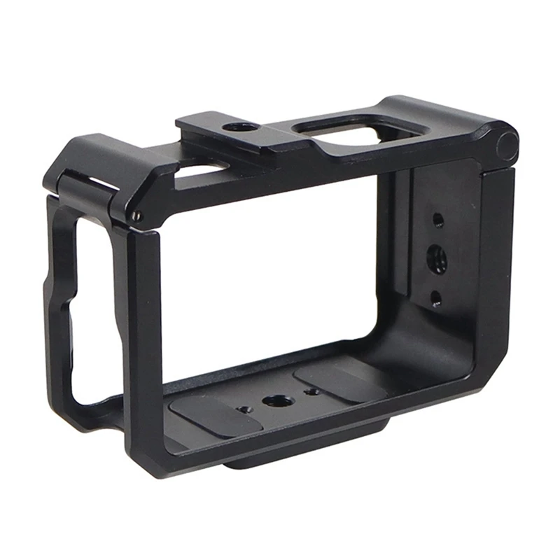 3 telaio protettivo in lega di alluminio per fotocamera sportiva con gabbia superiore montata su Flash più custodia protettiva durevole