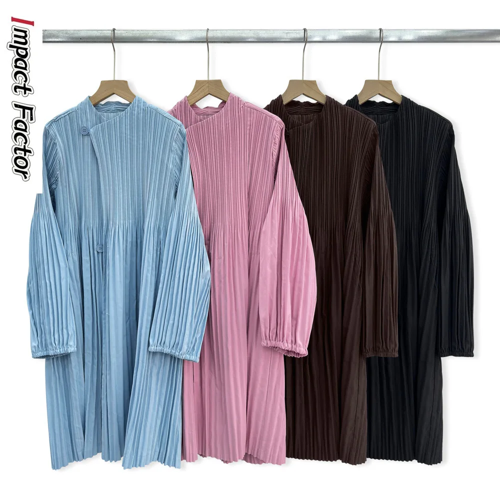 

2025 New Stand-up Collar Trench Coat Women's Long Long-sleeved Windproof and Waterproof Fabric Commuting Thin High-end Coat