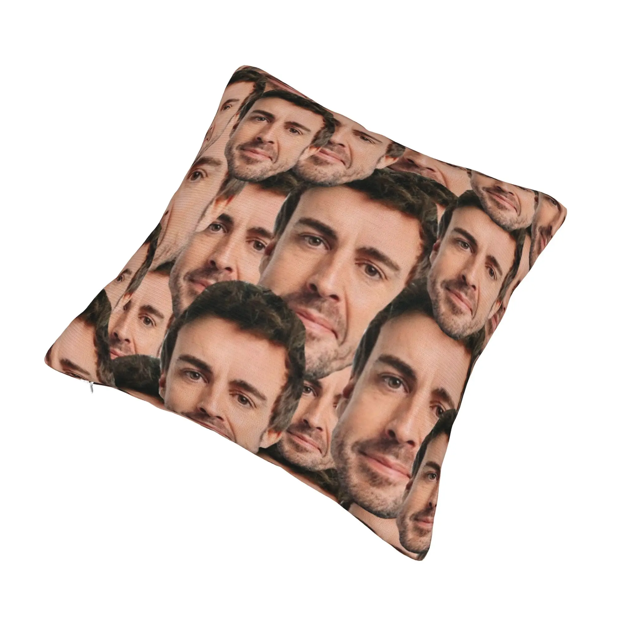 Fernando Alonso Head Pillowcase Stuff Soft Cushion Cover Decorative Funny Pillow Case Cover Home Multi-Size
