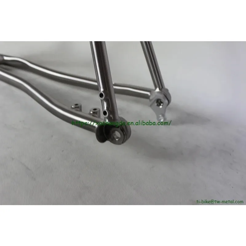 Custom Titanium Road Bike Frame And Carbon Fork