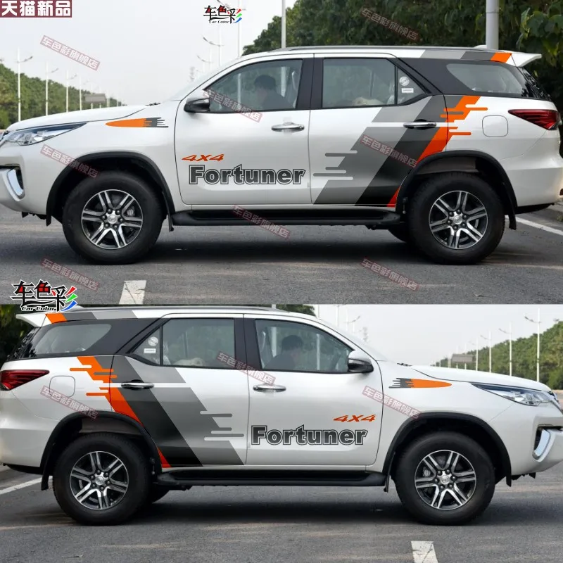

Автомобильная виниловая наклейка для модификации кузова Toyota Fortuner, модные внедорожные наклейки, автоаксессуары