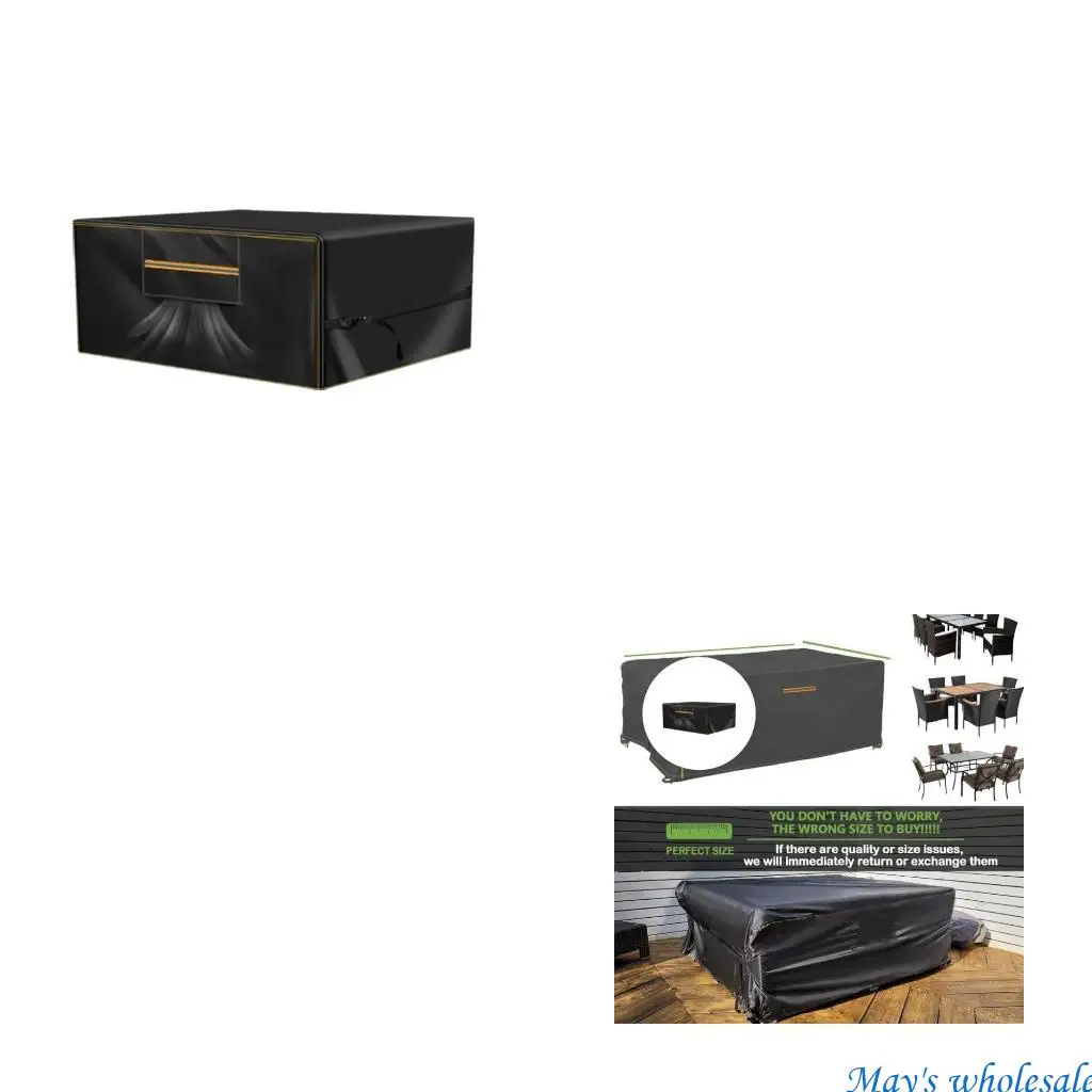 

Многофункциональный чехол для уличной мебели, водонепроницаемые протекторы для стола из ткани Оксфорд, защищающие 448A