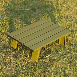 Camping Mini Foldable Table Ultralight Aluminum Alloy Outdoor Table for Travel Picnic Garden Home Detor