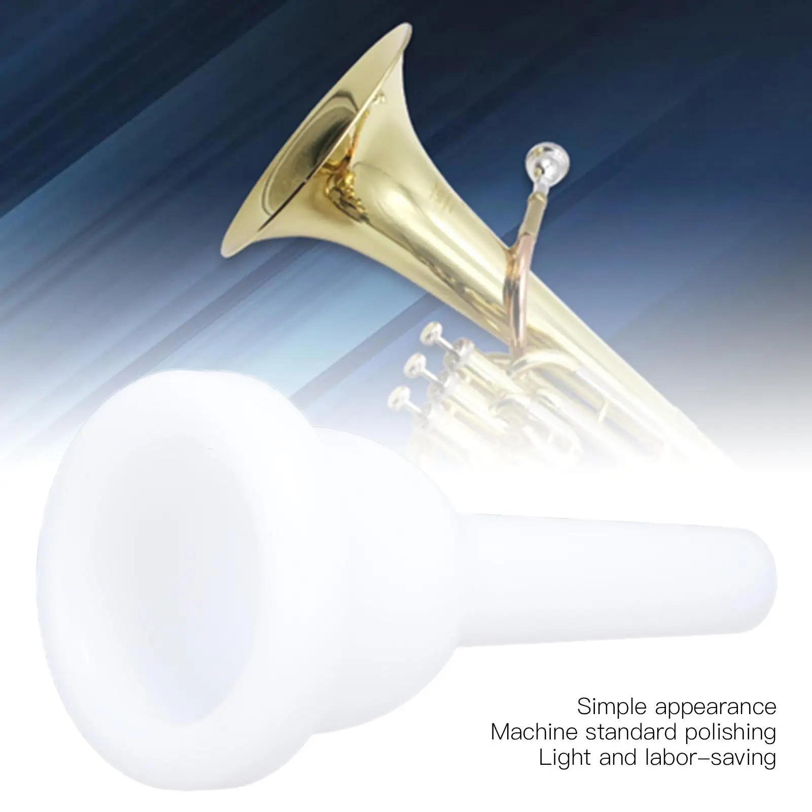 MT-20 abs Kunststoff Tuba Mundstück-Blasinstrument Zubehör für Horn Spieler