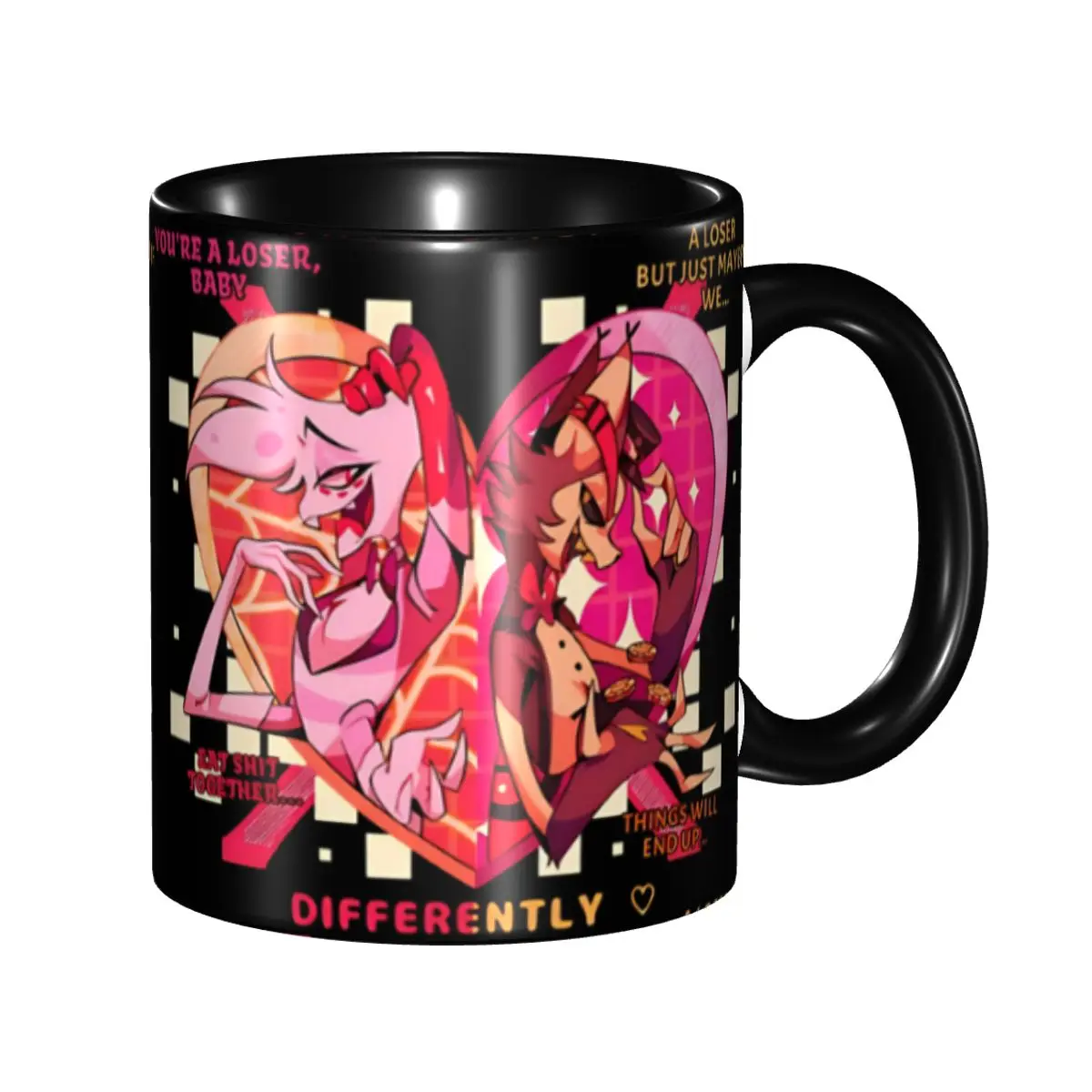 

Hazbines Hoteles Angel Dust Mugs Funny Coffee Cup Gift For Women Men