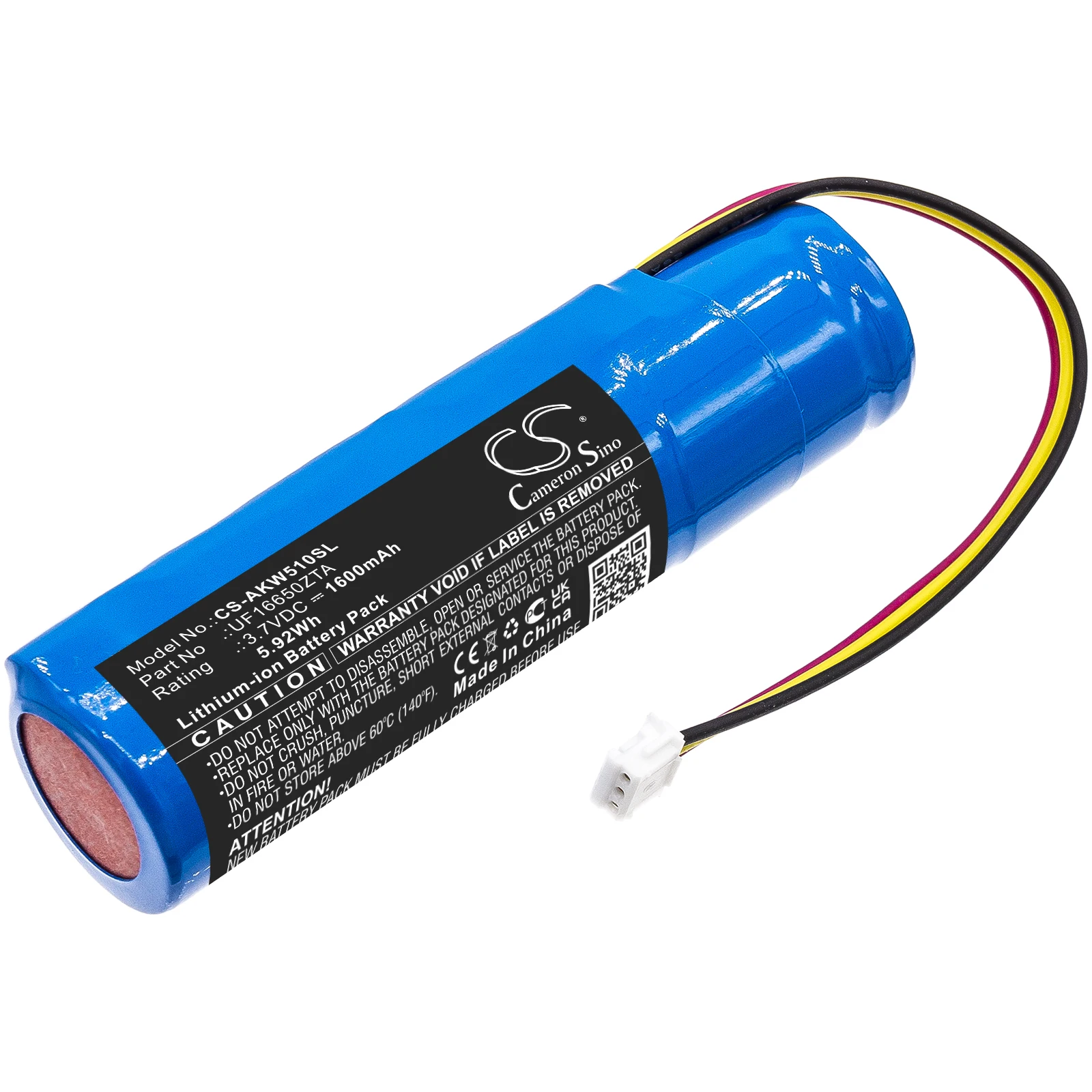 Li-ion Amplifier Battery for AKAI,3.7v,1600mAh,EWI 5000 5000 Solo,UF16650ZTA NB2537-R0