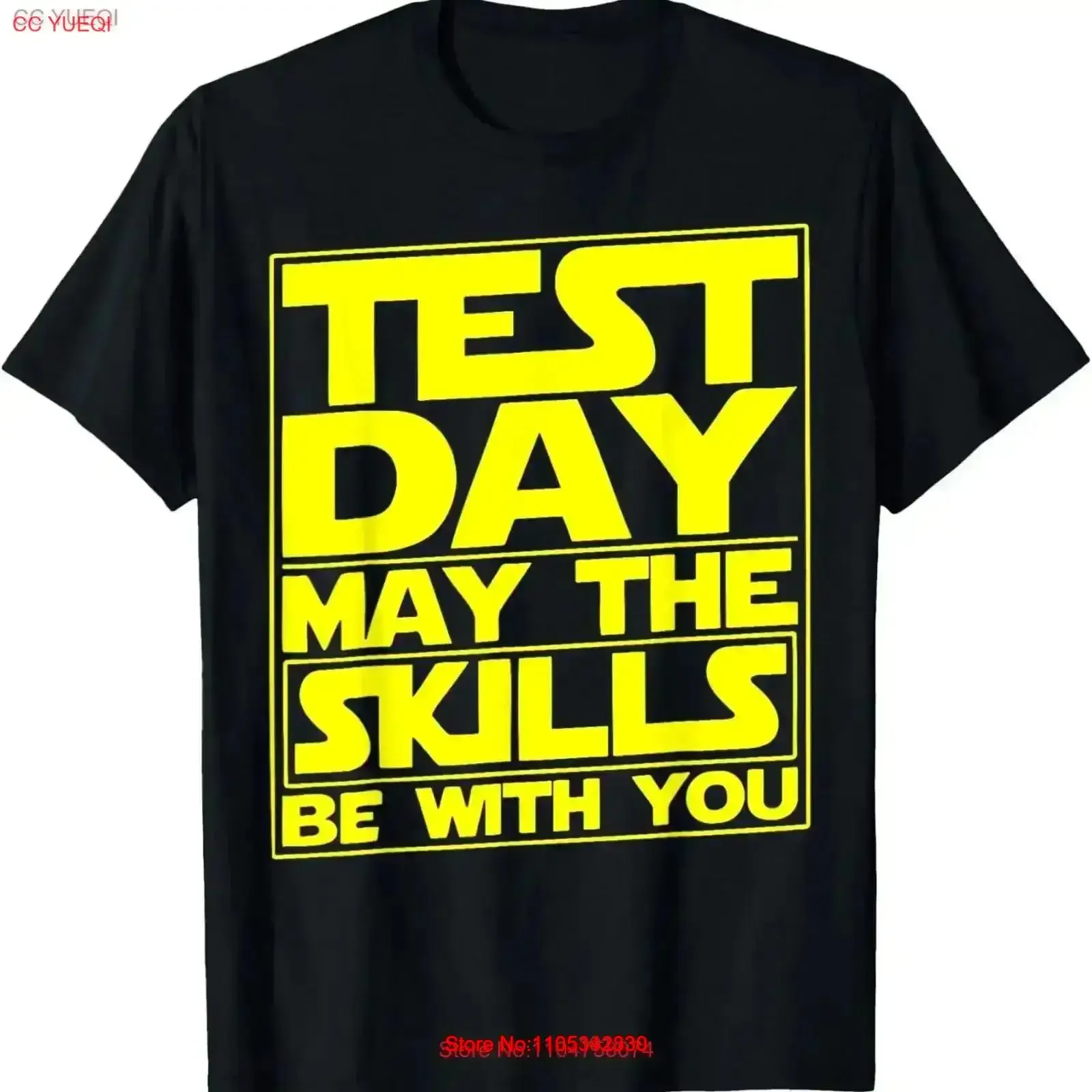 Exam Day Students Test Skill Design T-Shirt im Vintage-Stil, gewaschen, atmungsaktiv, lässig, vielseitig, modisch, Designer-Kleidung für Herren, Vintage