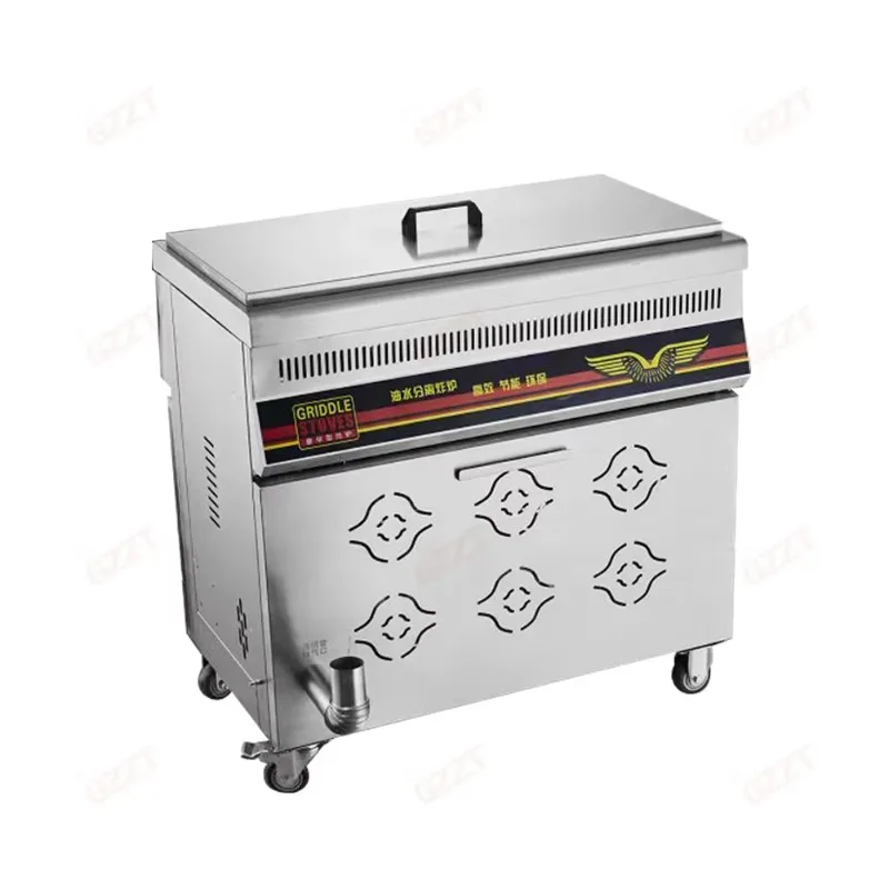 

55L Big Oil Tank Commercial Deep Fryer Fried Chicken Drumsticks Oil Water Separation For Donuts Churros Fast Fried Food