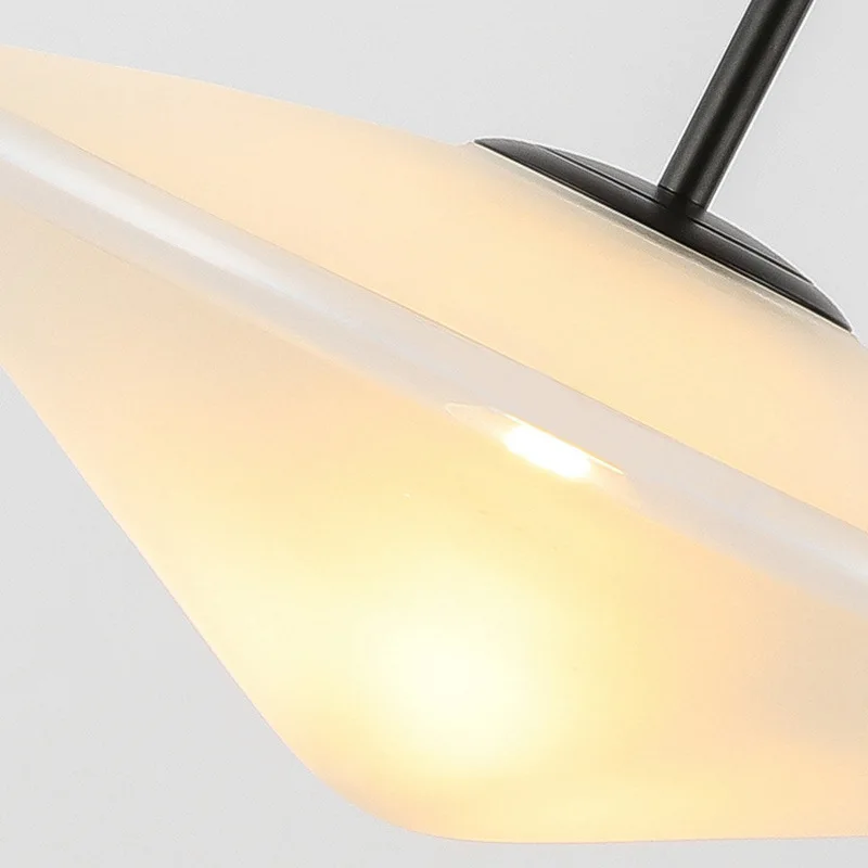 Art Design Dining Table Pendant Lamps Frosted Glass Sconces Bedroom Bedside Pendant Light For Dinging Room Kicthen Bar Home Deco