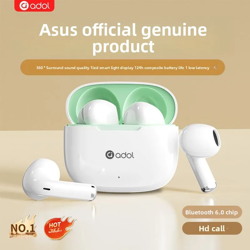 ASUS Bluetooth headset in-ear wireless high-quality game call noise reduction sports long battery life men and women B-11