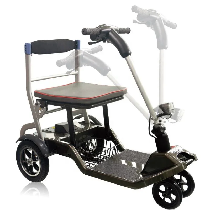 Modern Fashion Electric Folding Scooter, Lightweight  Mobility Scooters Wheelchair 4 Wheel Only 19kgs Used Immediately