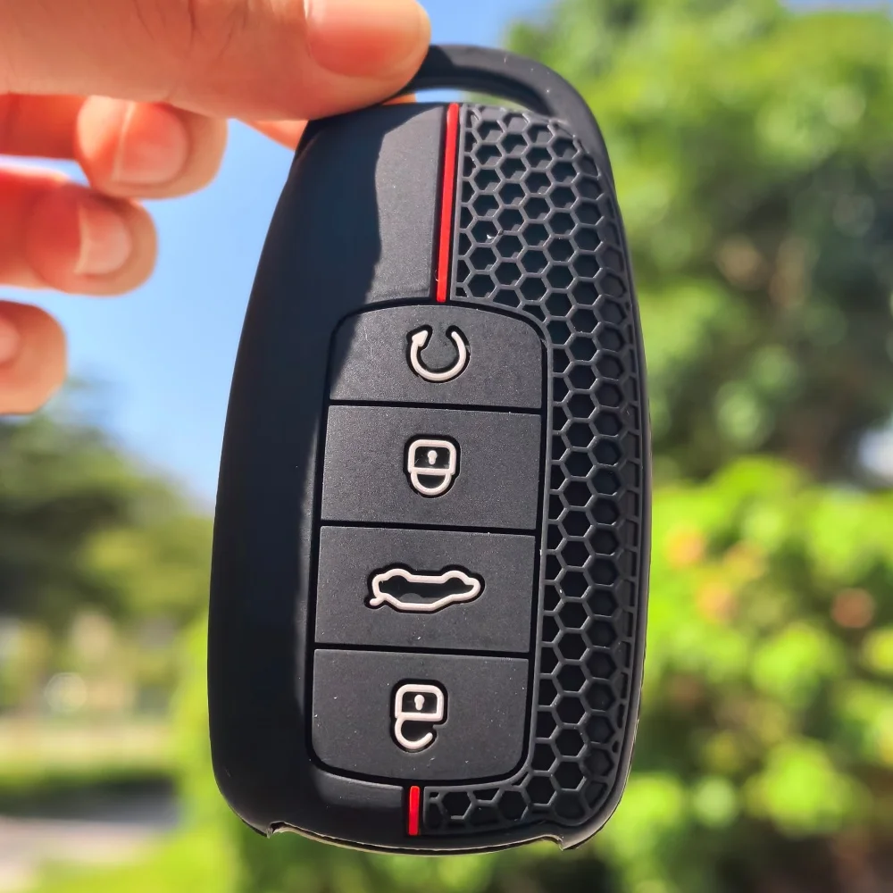 Silicone Keychain Car Keys Accessories Holder Key Cover Case For Chery Omoda 5 C5 Tigo 7 8 Pro Max Tigo 7 8 Plus Arrizo 5 Plus