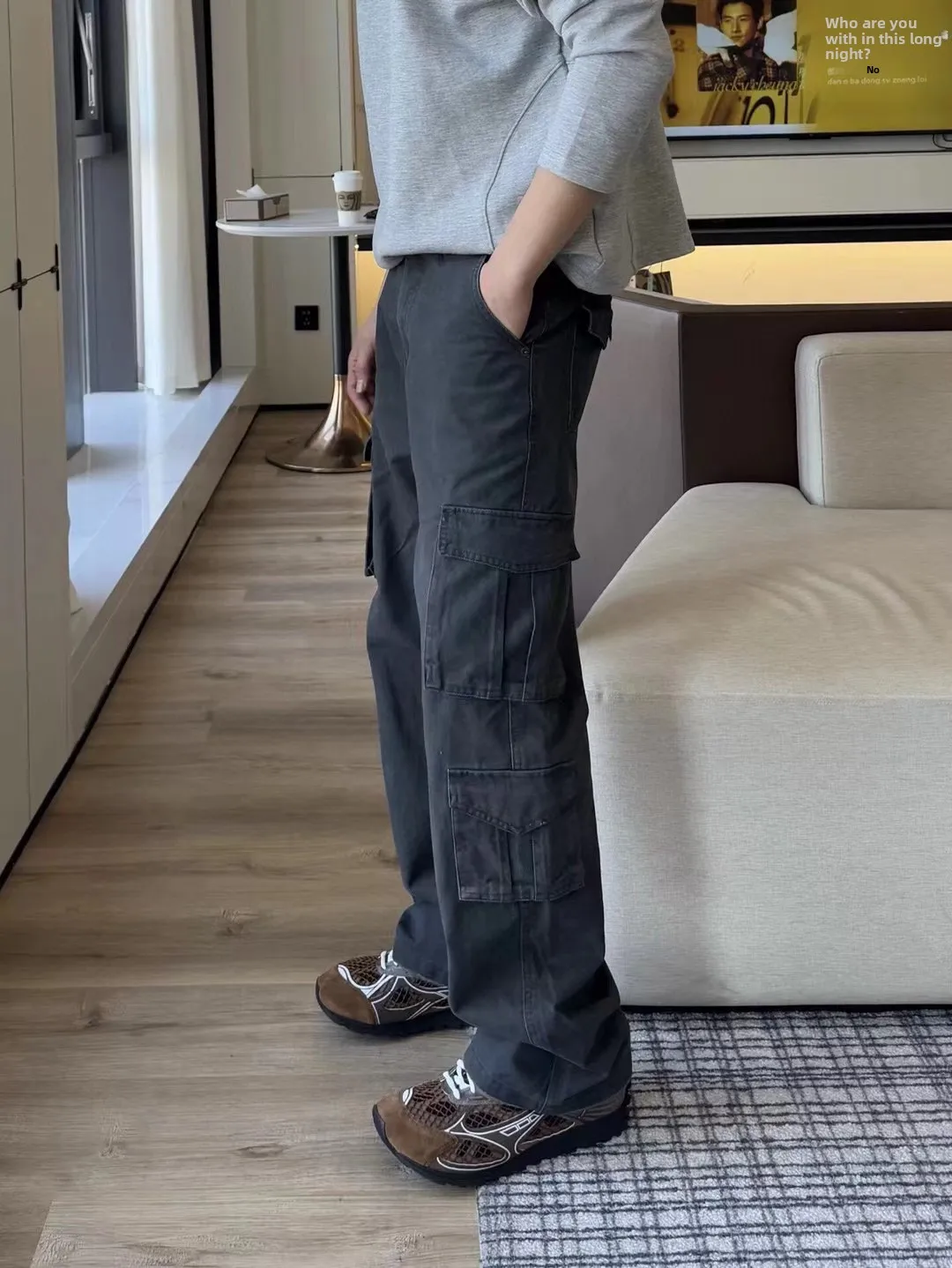 

Ретро американская винтажная рабочая одежда с несколькими карманами, прямые повседневные брюки для мужчин и женщин, длинные брюки для отдыха для пар