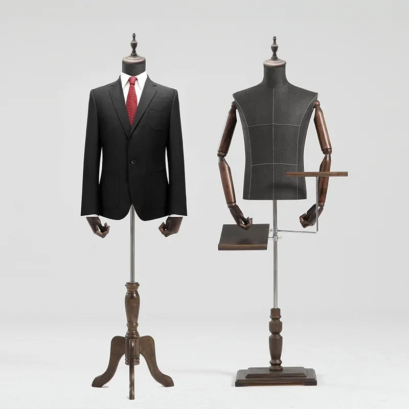 Dummy model props male model bust hanger suit dress suit photo display rack clothing store model rack
