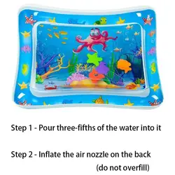 Water Sensory Play Mat For Cat Dog Thickened Water Sensory Playmat With Fish Sea Ocean Theme Pet Play Sensory Toy Water A7B2