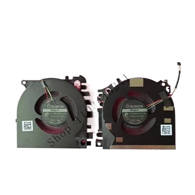 

"Новый вентилятор для процессора и графического процессора DC5V 0,5A для HP Zbook Fury 15 G7 G8 M17046-001 ~+=/
