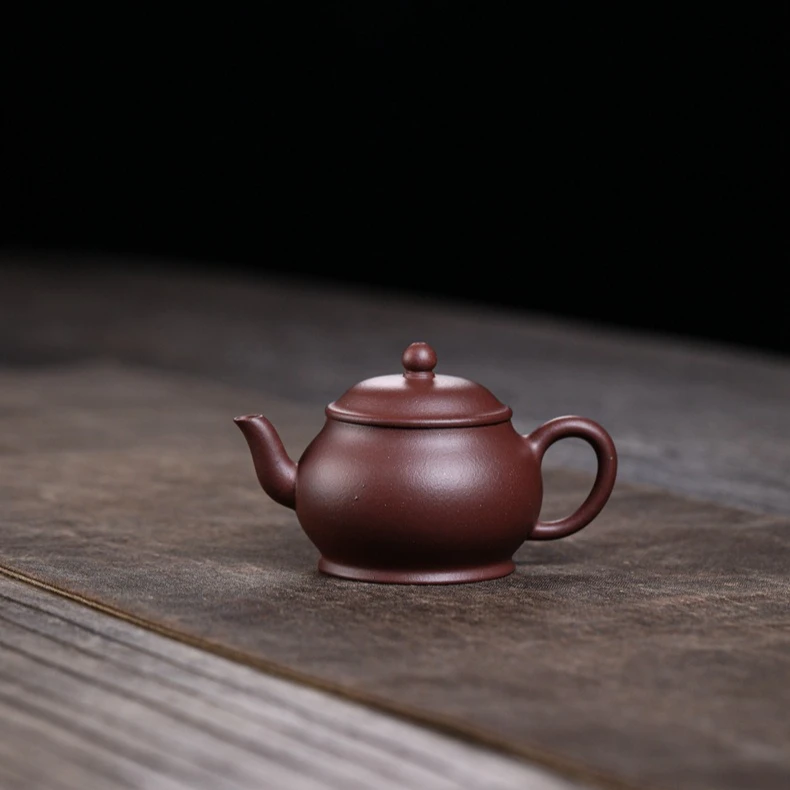 

120cc Small Tea Pot Chinese Yixing Zisha Purple Clay Huang Shaotian Handmade Teapot