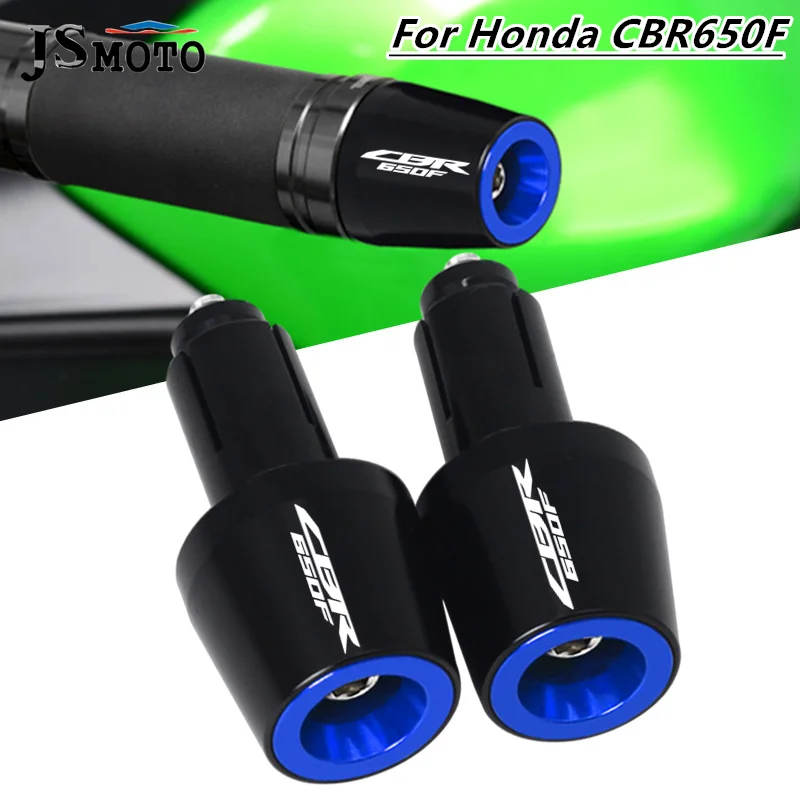 

7/8" 22mm Motorcycle Handlebar Grip Handle Bar Grips Ends Counterweight Cap Plug Slider Cover For HONDA CBR650F CBR 650F cb650f