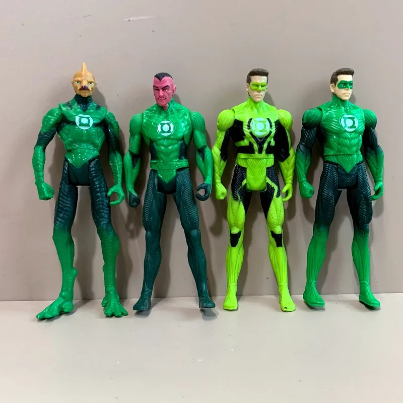 Lot 3.75'' DC Universe Comics Infinite Heroes Green Lantern Hal Jordan Ryan Reynolds Tomar Re Sinestro Action Figures Kids Toys