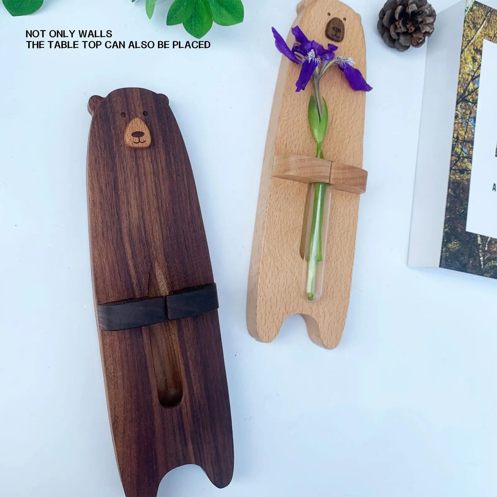 Plant Propagation Station Wall Planter Propagation Test Tube Vase Hydroponic Test Tube Home Decoration For Indoor Spaces Cafe