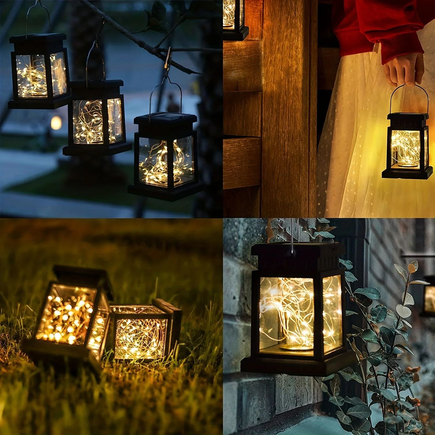 1pc Solar Flame Lantern Landscape Light for Courtyard Balcony Pathway Christmas Decor, Halloween Decorations Lights Outdoor