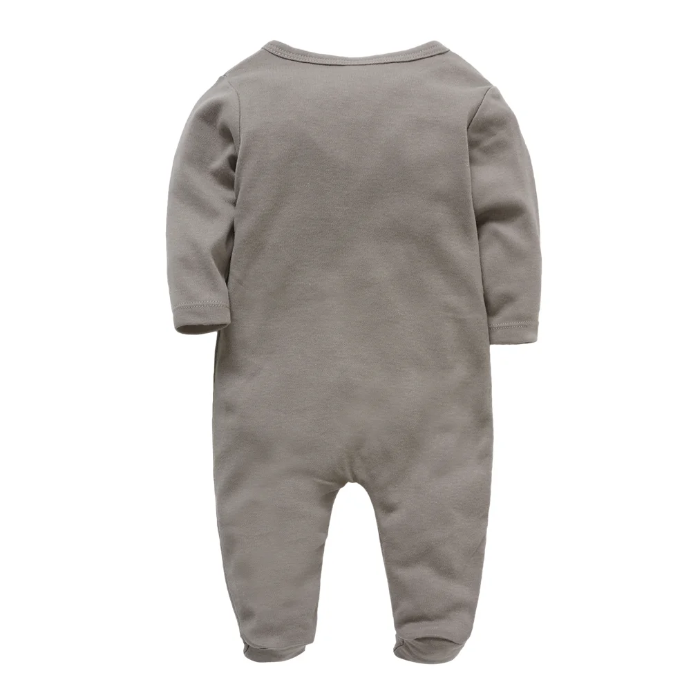 Kavkas Baby Boy Rompers Elk Design 100% Cotton Spring Autumn Clothes Long Sleeve O-Neck 0-12 Months Clothing