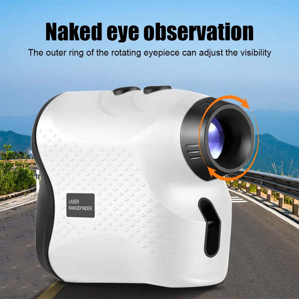 RZ Rangefinder Golf Hunting 500M 600M 800M 1000M Laser Range Finder Professional Golf Distance Meter With Slope Switch