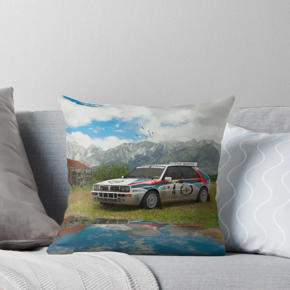 Lancia Delta Integrale Digital Art Throw Pillow Christmas Cushion For Home christmas decorations 2025 pillow