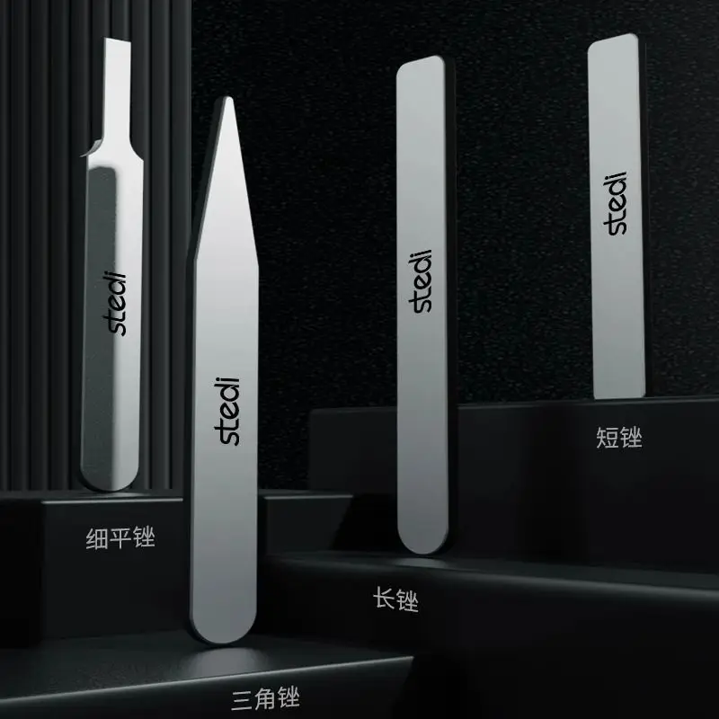 Stedi MS-45 Precision Glass File Washable Polishing File 320-1000 Grit Model Grinding Tool for Military Model