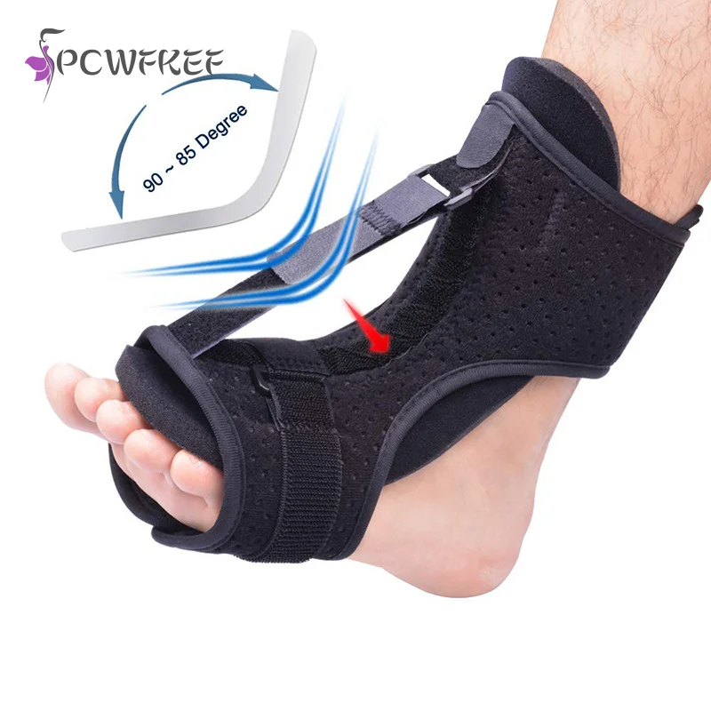 

1PCS Adjustable Plantar Fasciitis Night Splint Foot Drop Orthosis Stabilizer Brace Support Night Splints Pain Relief