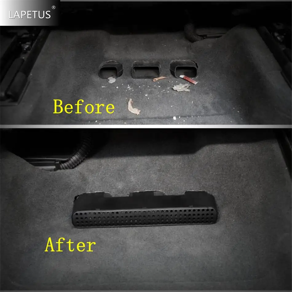 

For Porsche Cayenne 2018 - 2023 Car Accessories Seat Under Air Conditioner AC Outlet Vent Dust Plug Molding Protection Cover Kit