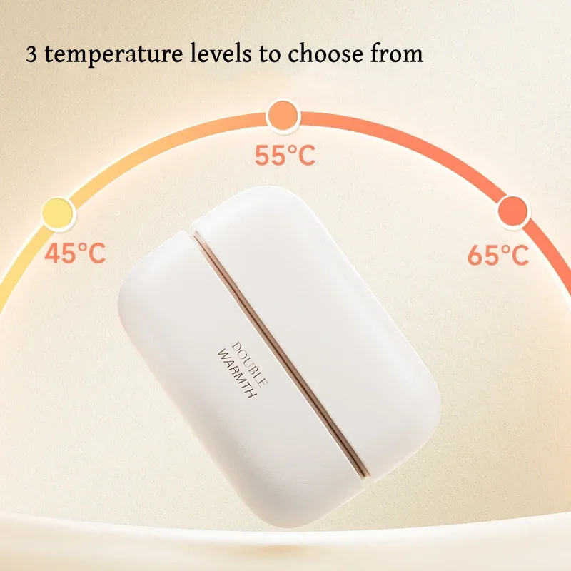 2 in 1 Electric Handwarmer Magnetic 6000mah Portable Pocket Long-lasting Heat for Adults Kids Ederly for Family Friends