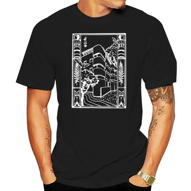 White City TeeBauhaus illustration and screen printing t-shirtTel Aviv GiftUnisex T-ShirtI Love Tel Aviv  men t shirt