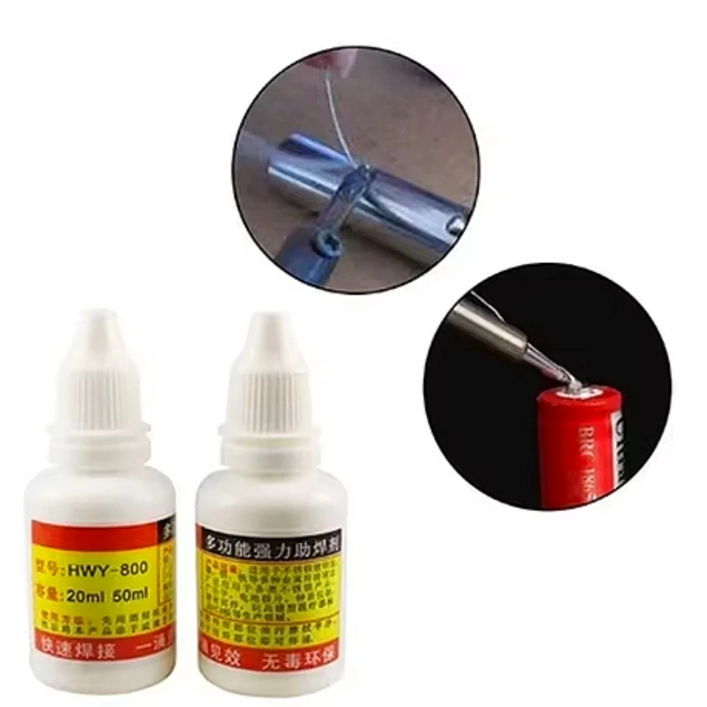 1/2/3pcs NEW 20ml Stainless Steel Liquid Flux Welding Solder Non-toxic Copper  Flux Liquid Solders Water Liquid Solders