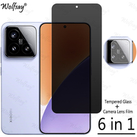 Privacy Screen Protector For Xiaomi 15 Anti-Spy Tempered Glass For Xiaomi 15 Camera Len Film Glass For Xiaomi 15 Glass 6.36 inch