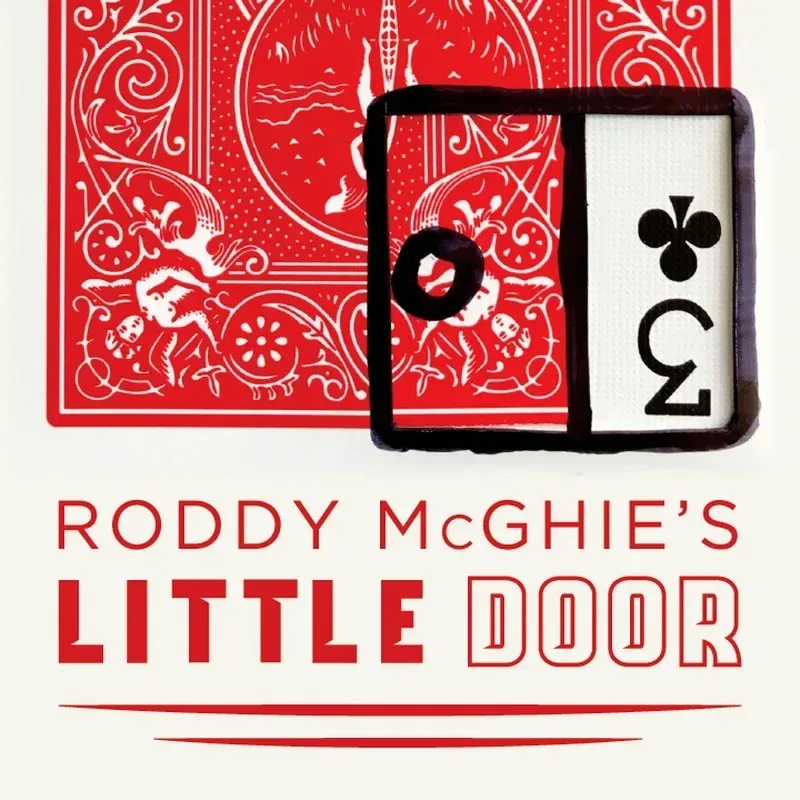 Little Door By Roddy McGhie Card Magic Tricks Gimmick Illusions Close Up Magic Props Magicians Street Mentalism Force Deck Box
