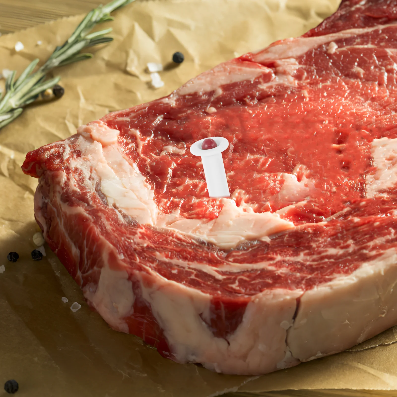 

2 шт., измеритель температуры для барбекю с мгновенным считыванием, точный термометр для мяса, термометр для еды, инструмент для духовки для гриля на открытом воздухе из нержавеющей стали