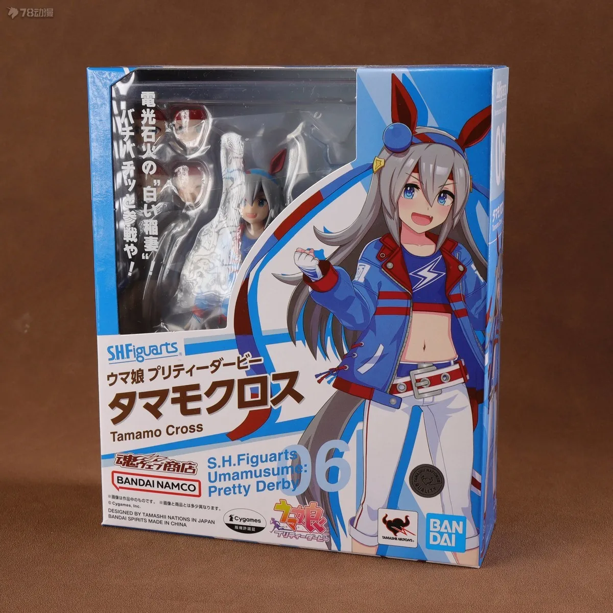 【มีสินค้าในสต็อก】BANDAI Soul Limited S.H.Figuarts ฟิกเกอร์อนิเมะ Jockey Girl Tamamo Cross ของสะสม ของขวัญ