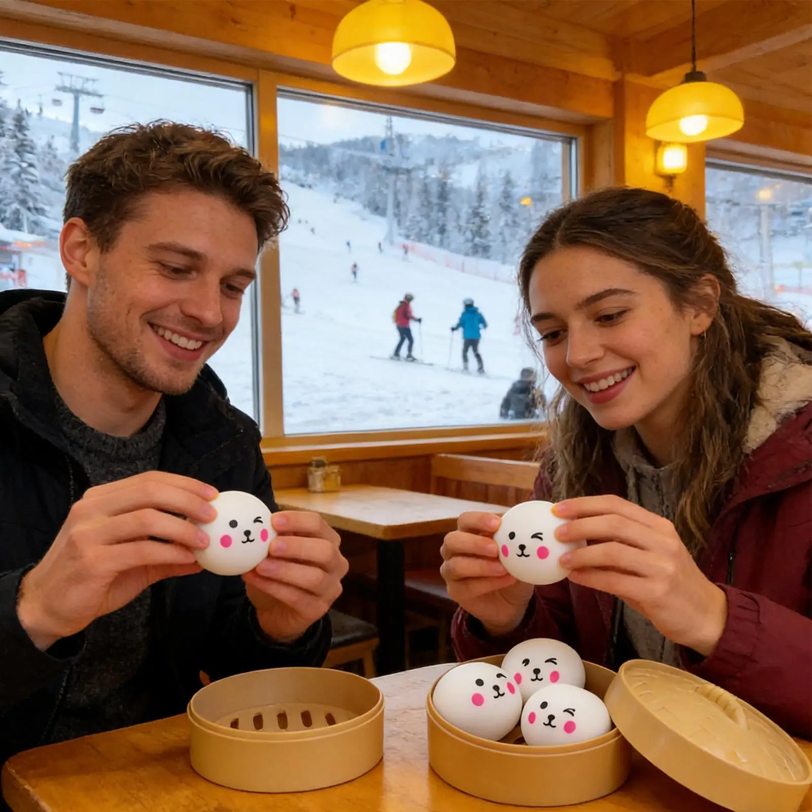 

Набор из 3 милых мягких успокаивающих сенсорных мячей-игрушек для снятия стресса в виде мультяшных булочек для офиса, класса, для детей, мальчиков и девочек