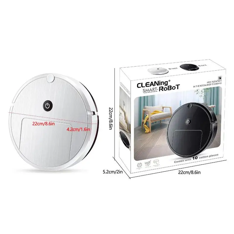 Automatic Robot Vacuum Cleaner All-in-1 Smart Wireless Sweeping Wet And Dry Ultra-thin Cleaning Machine Mopping Smart Home